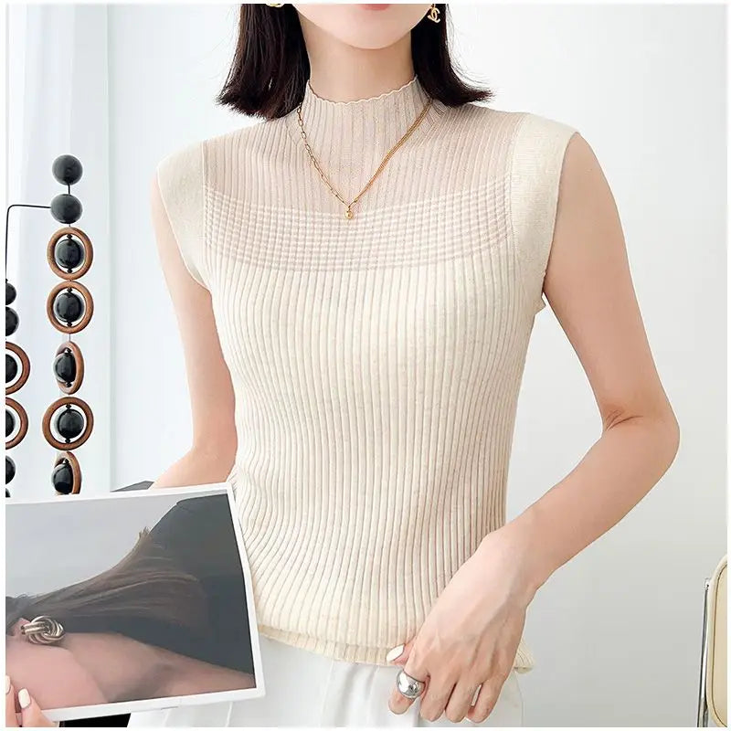 Blusa com Renda Malha Oca