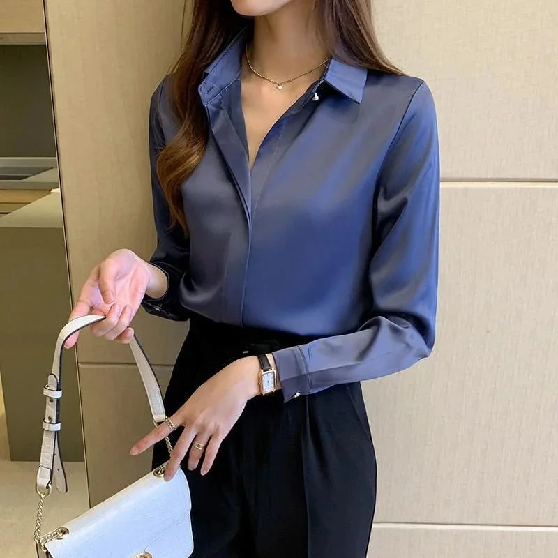 Camisa Casual com Gola Clássica
