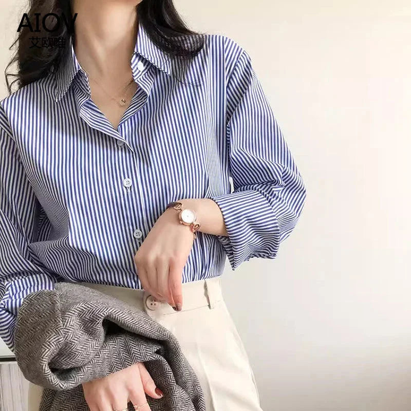 Camisa Listratto Clássica com Manga Lanterna
