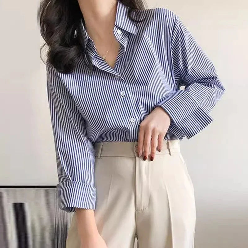Camisa Listratto Clássica com Manga Lanterna