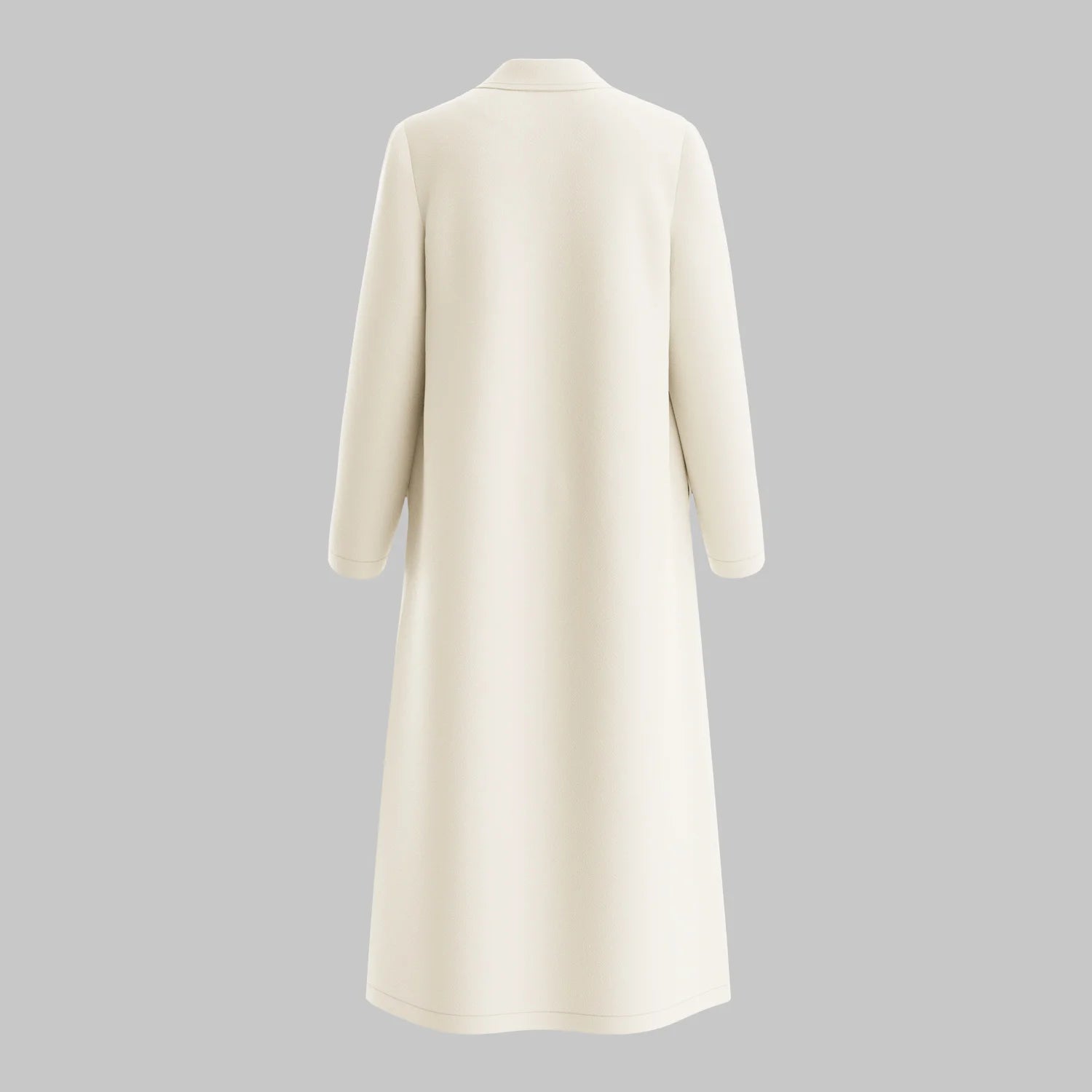 Casaco Branco Feminino Bolso Solto