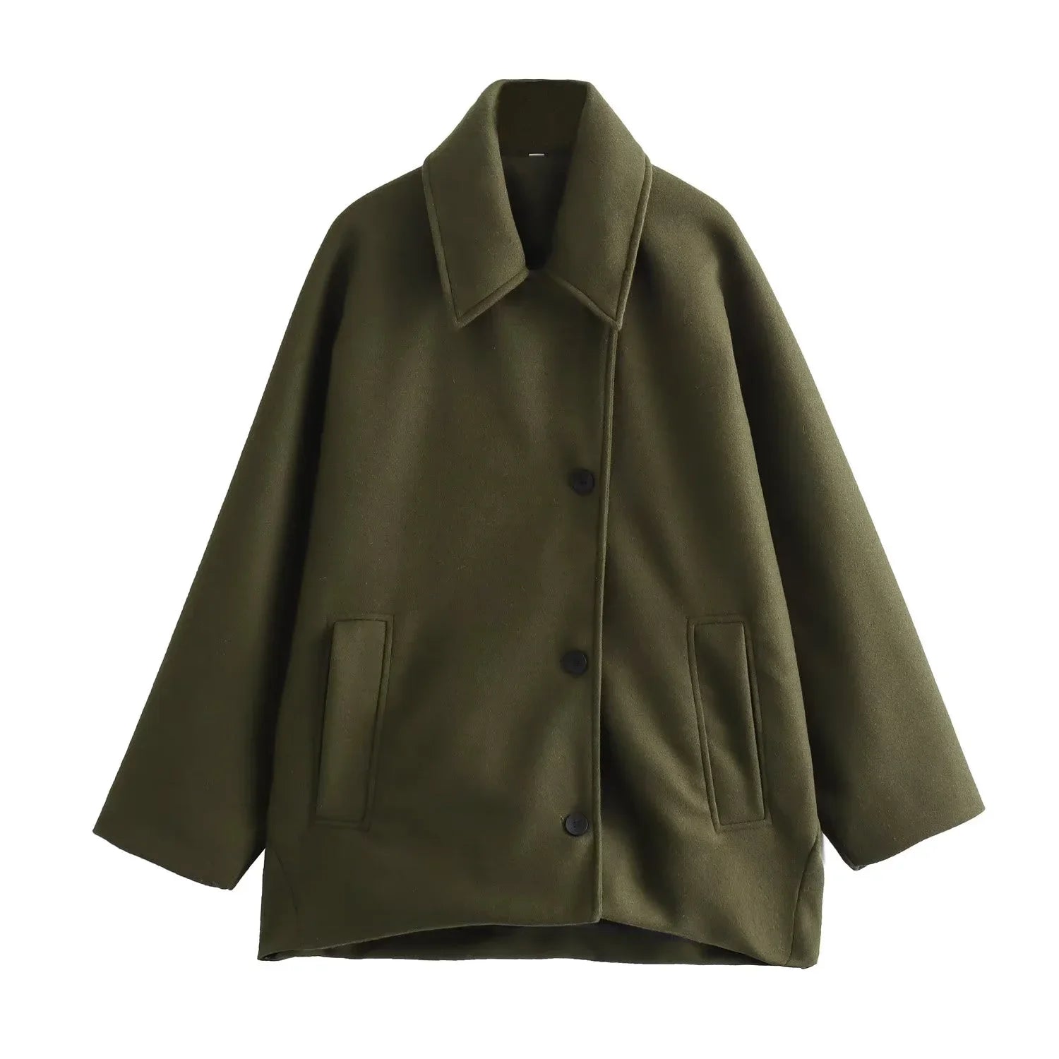 Casaco De Lã Oversized