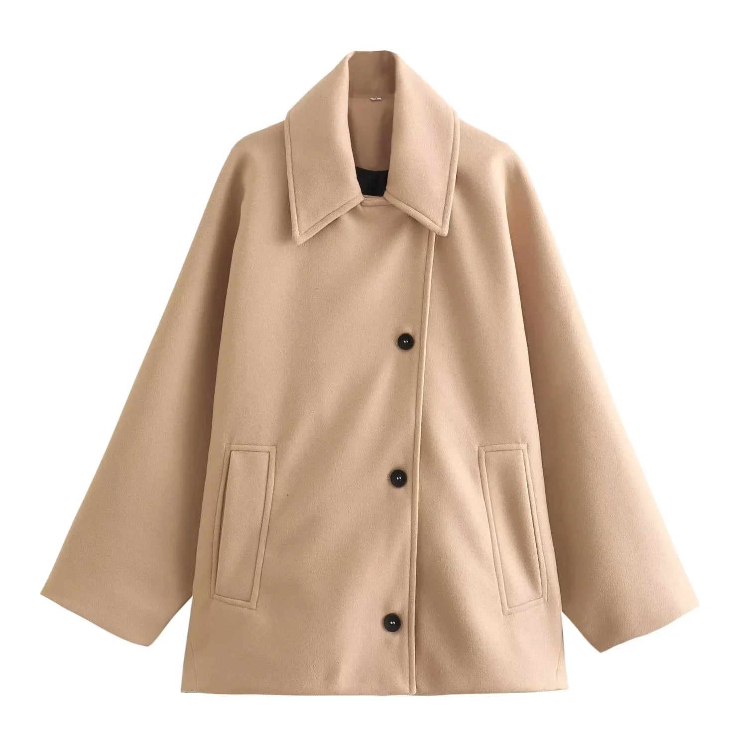 Casaco De Lã Oversized