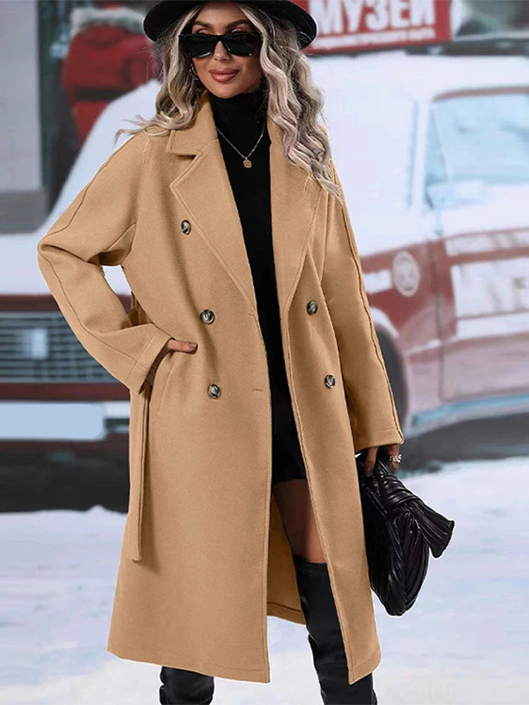 Casaco Feminino Trench Coach Lã