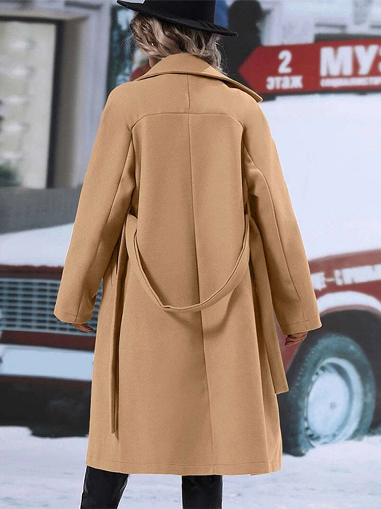Casaco Feminino Trench Coach Lã