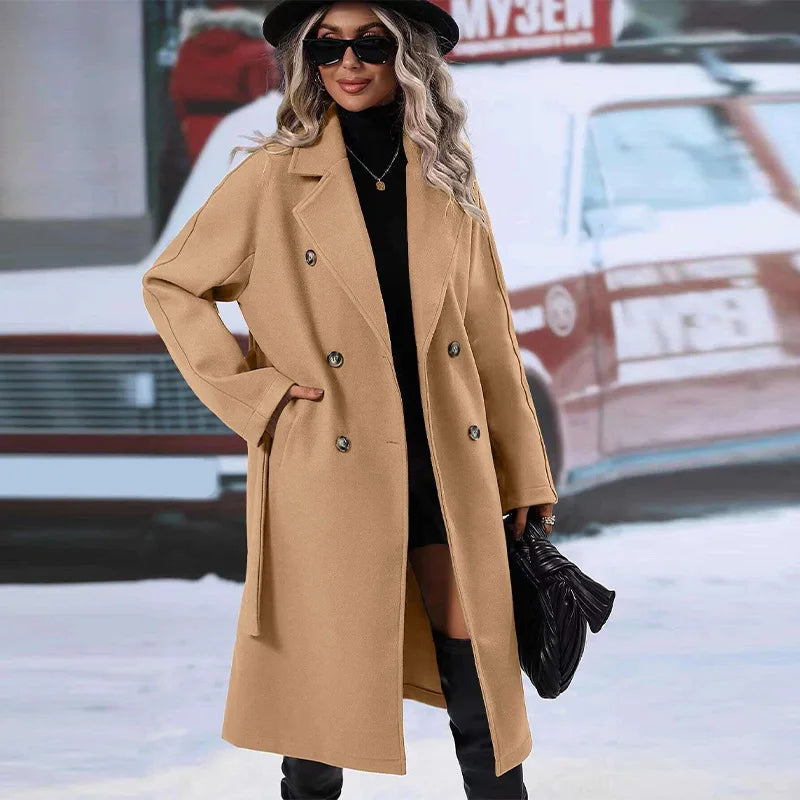 Casaco Feminino Trench Coach Lã