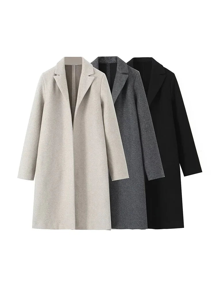 Casaco Longo Aberto Soft Touch