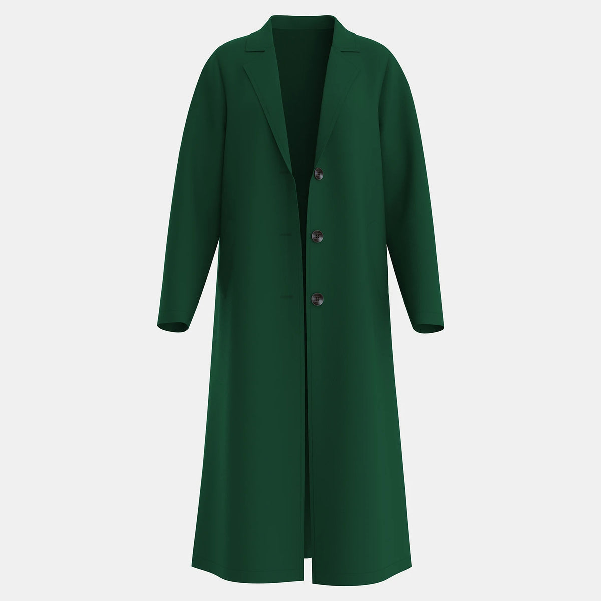 Casaco Sobretudo Verde Feminino Viena