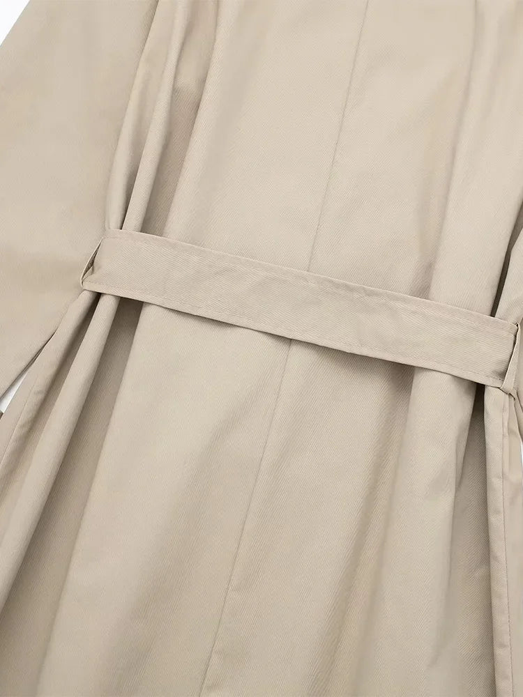Casaco Trench Coat Duplo Botões