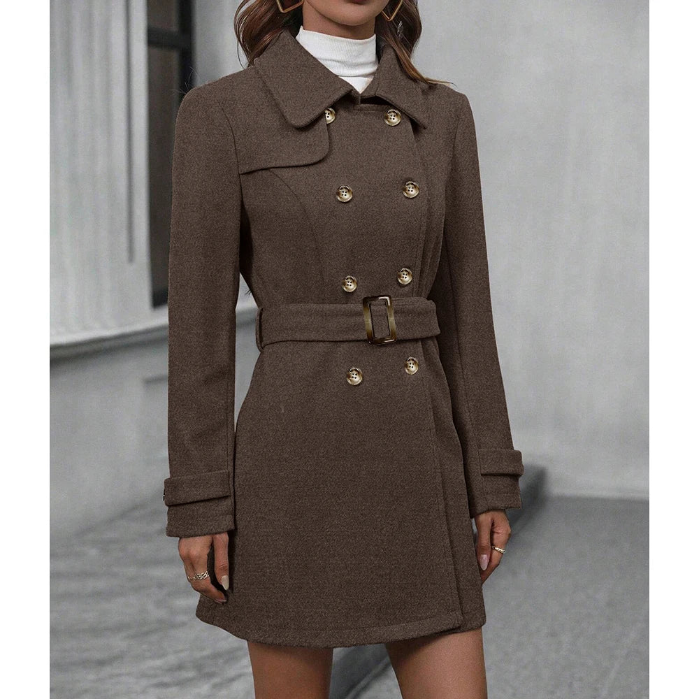 Casaco Trench Coat Feminino Comfort
