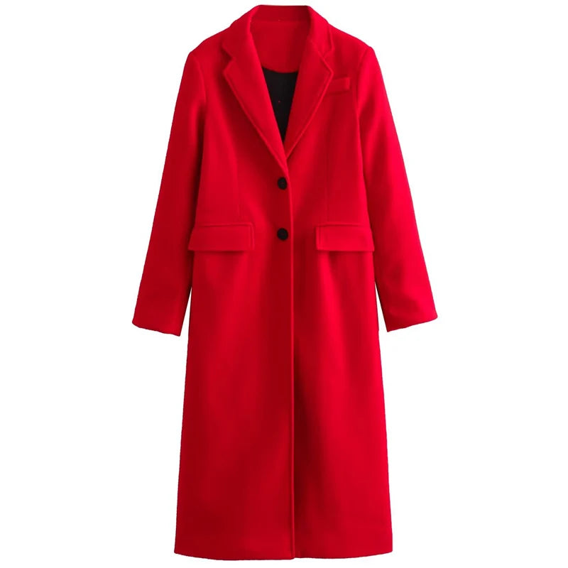 Casaco Vermelho Longo Seduction