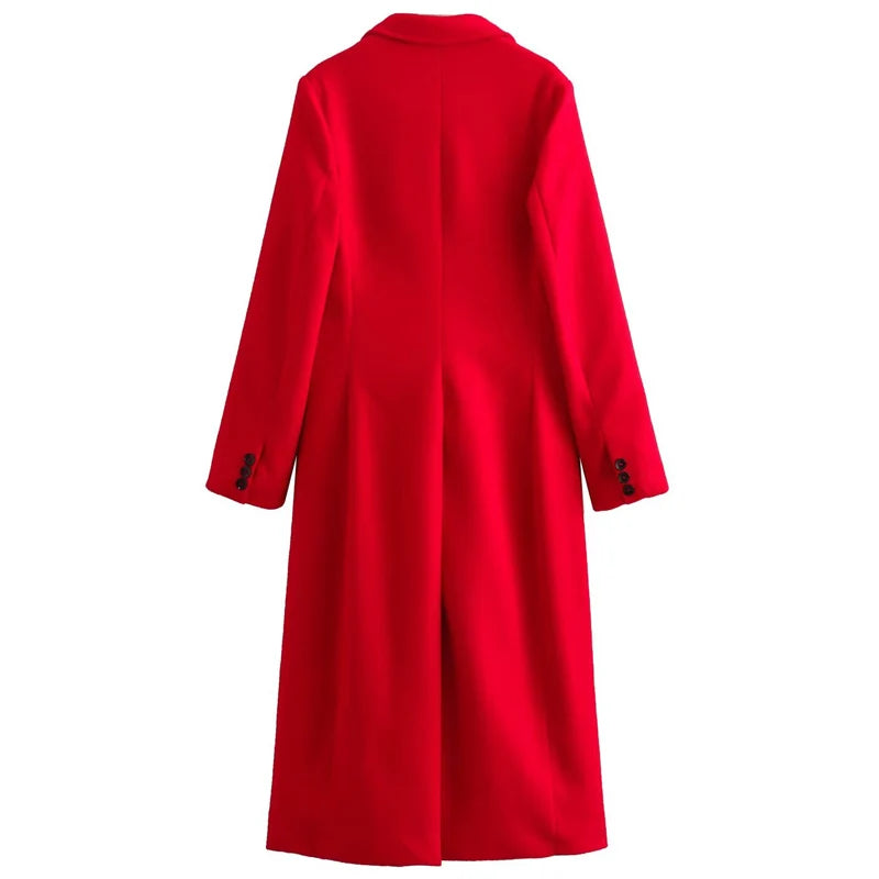 Casaco Vermelho Longo Seduction