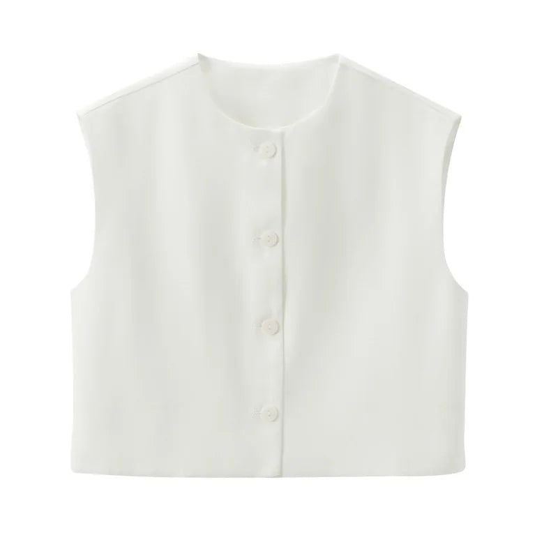 Colete London Noir Curto