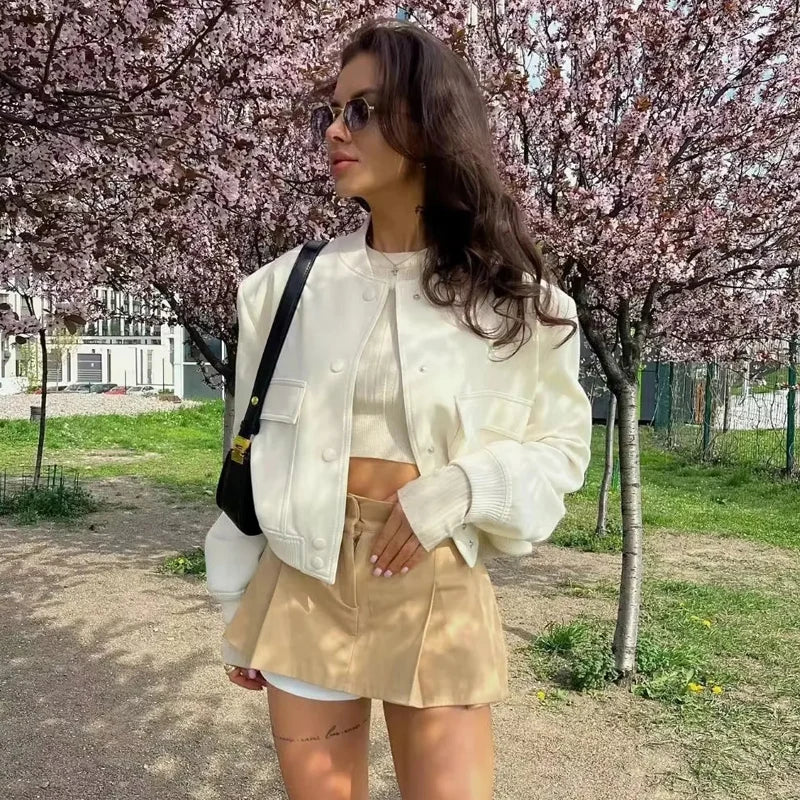 Jaqueta Feminina Bomber Aviador