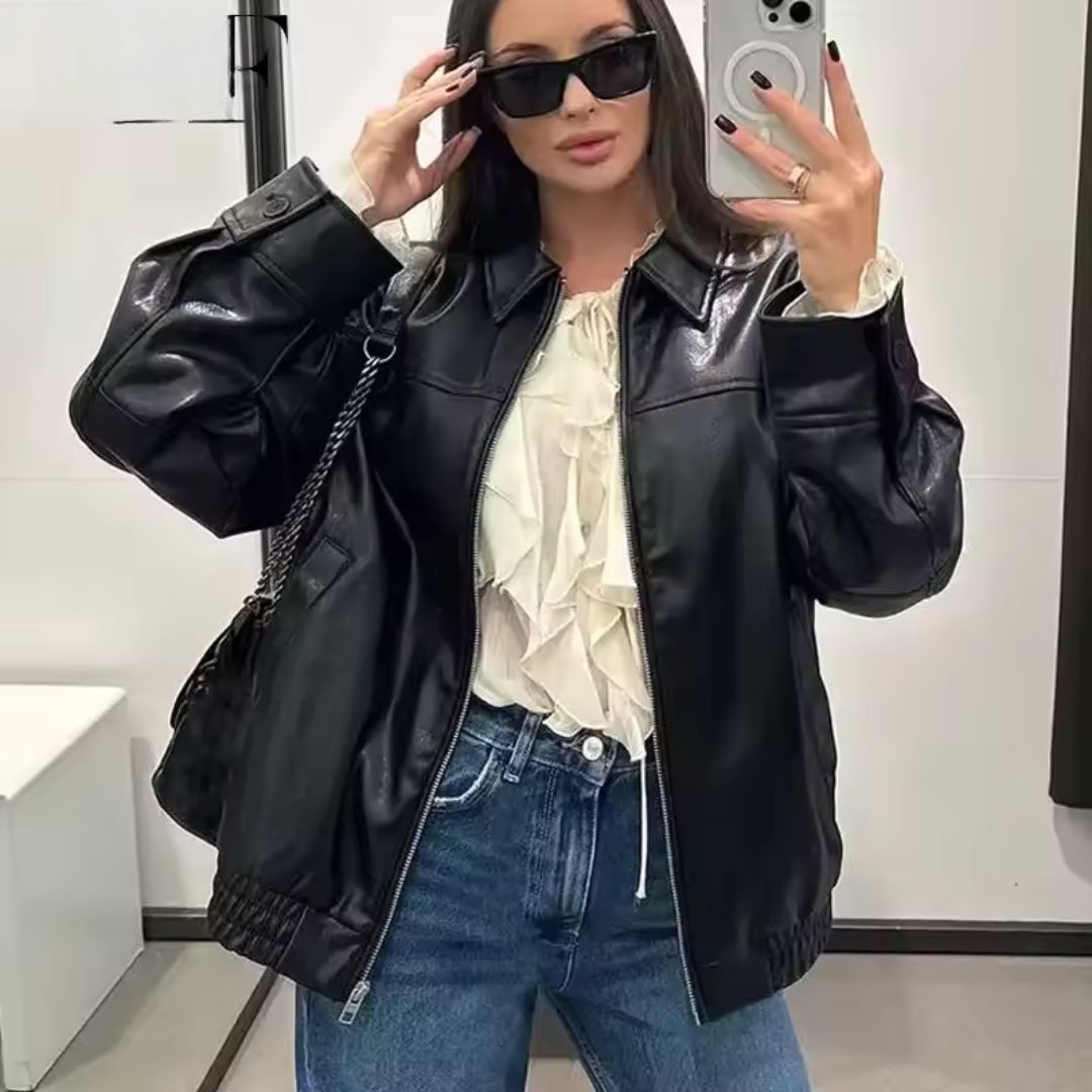 Jaqueta de Couro Pure Class