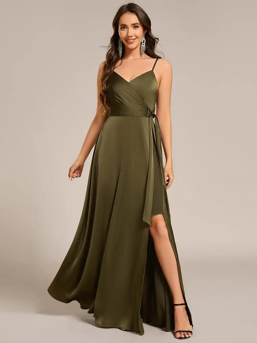 Vestido Verde Olivia Longo Ophira