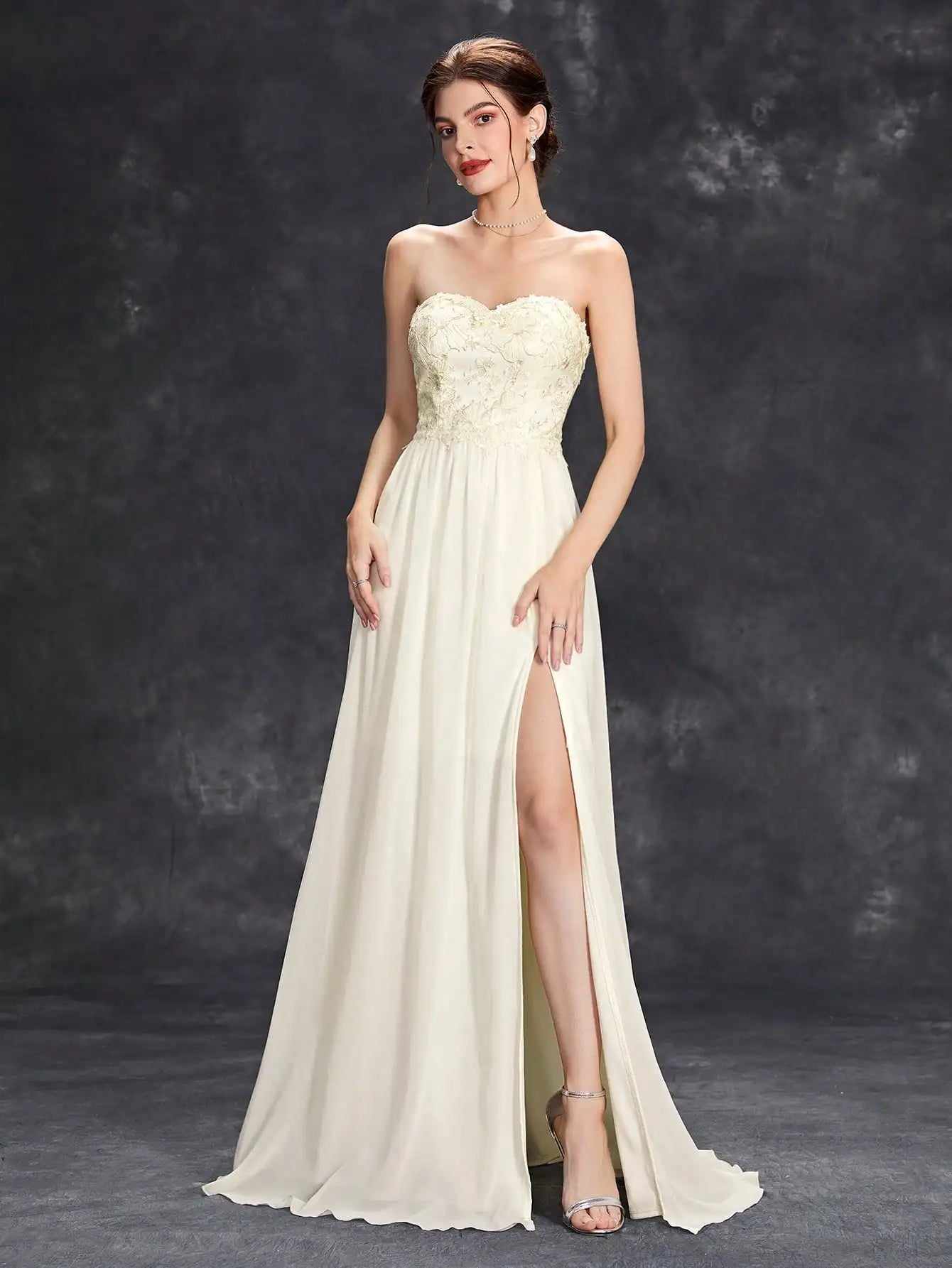 Vestido Amarelo Longo Cecília