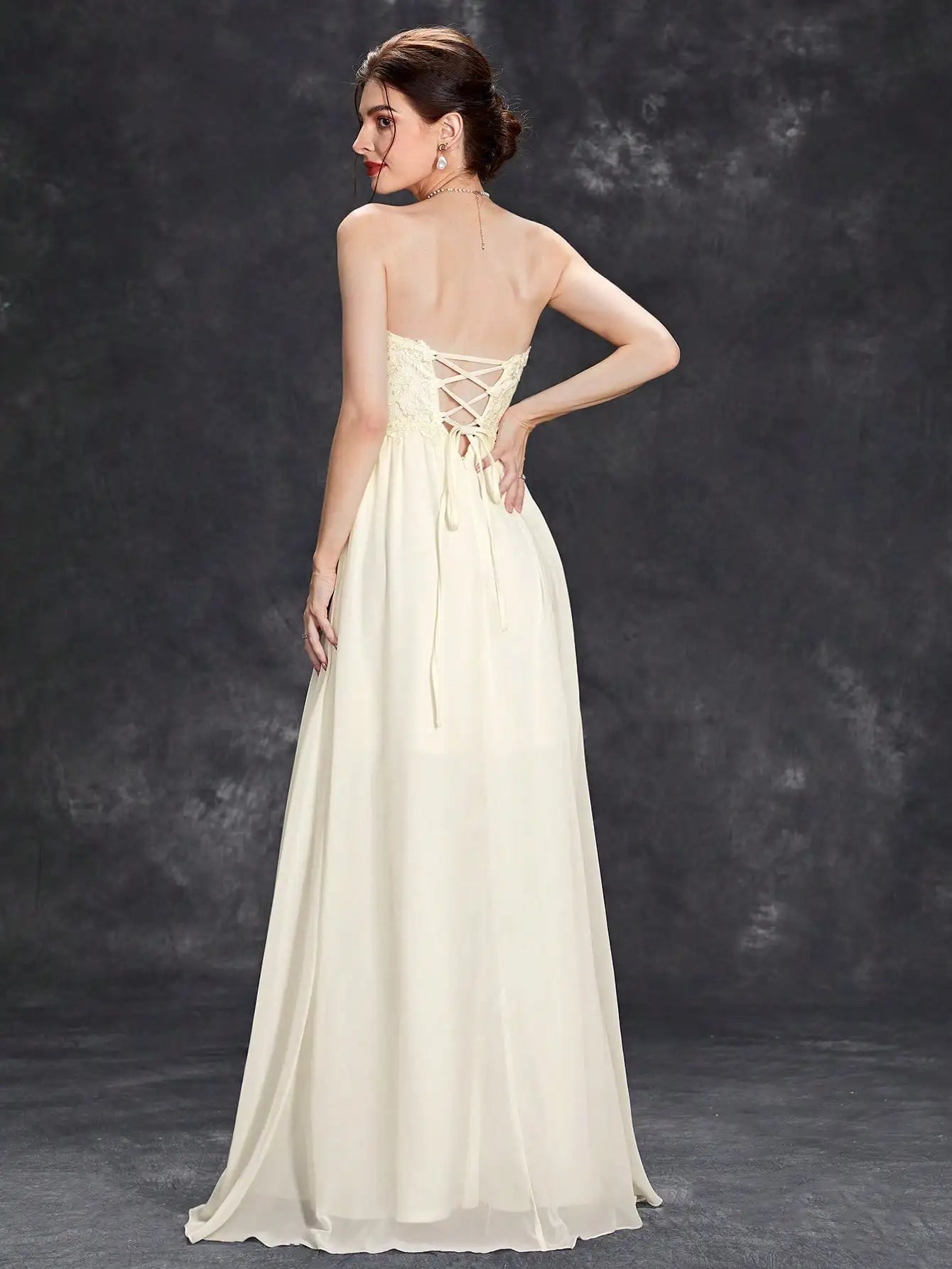 Vestido Amarelo Longo Cecília