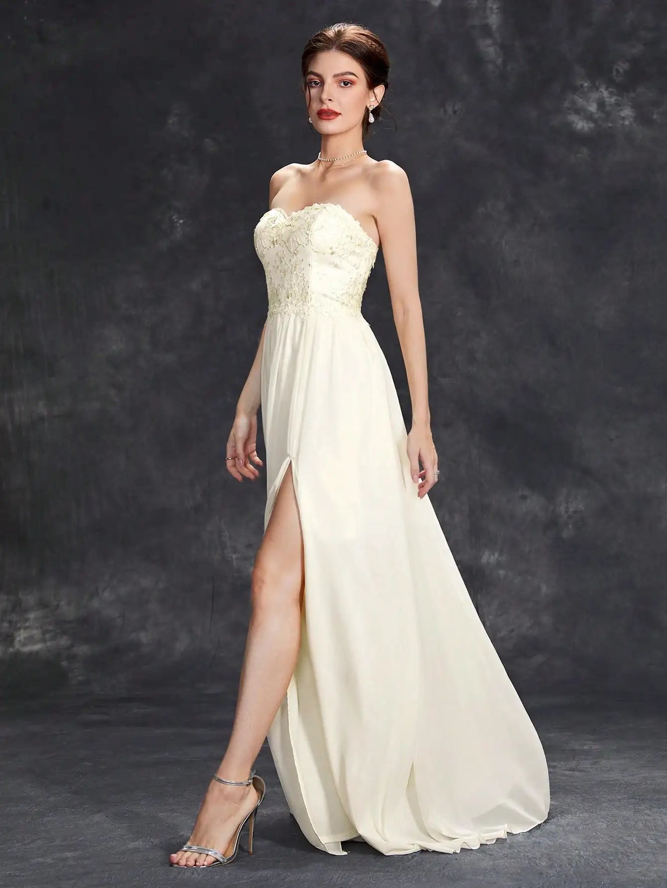 Vestido Amarelo Longo Cecília
