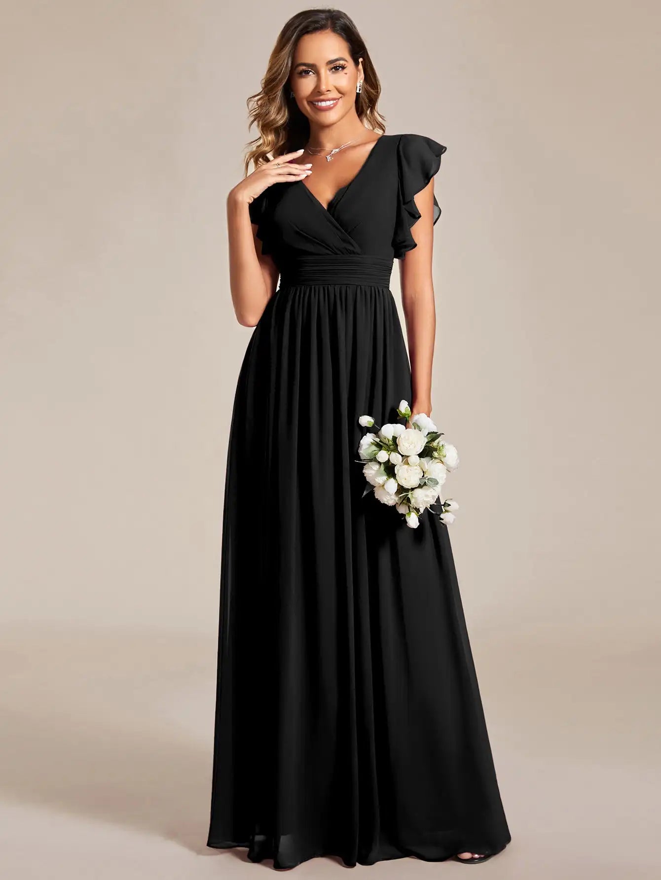 Vestido Longo Crisálida Babados
