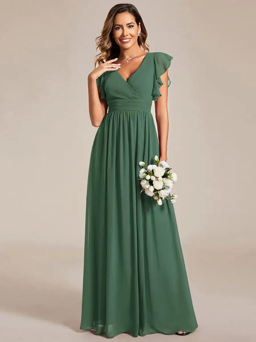 Vestido Longo Crisálida Babados