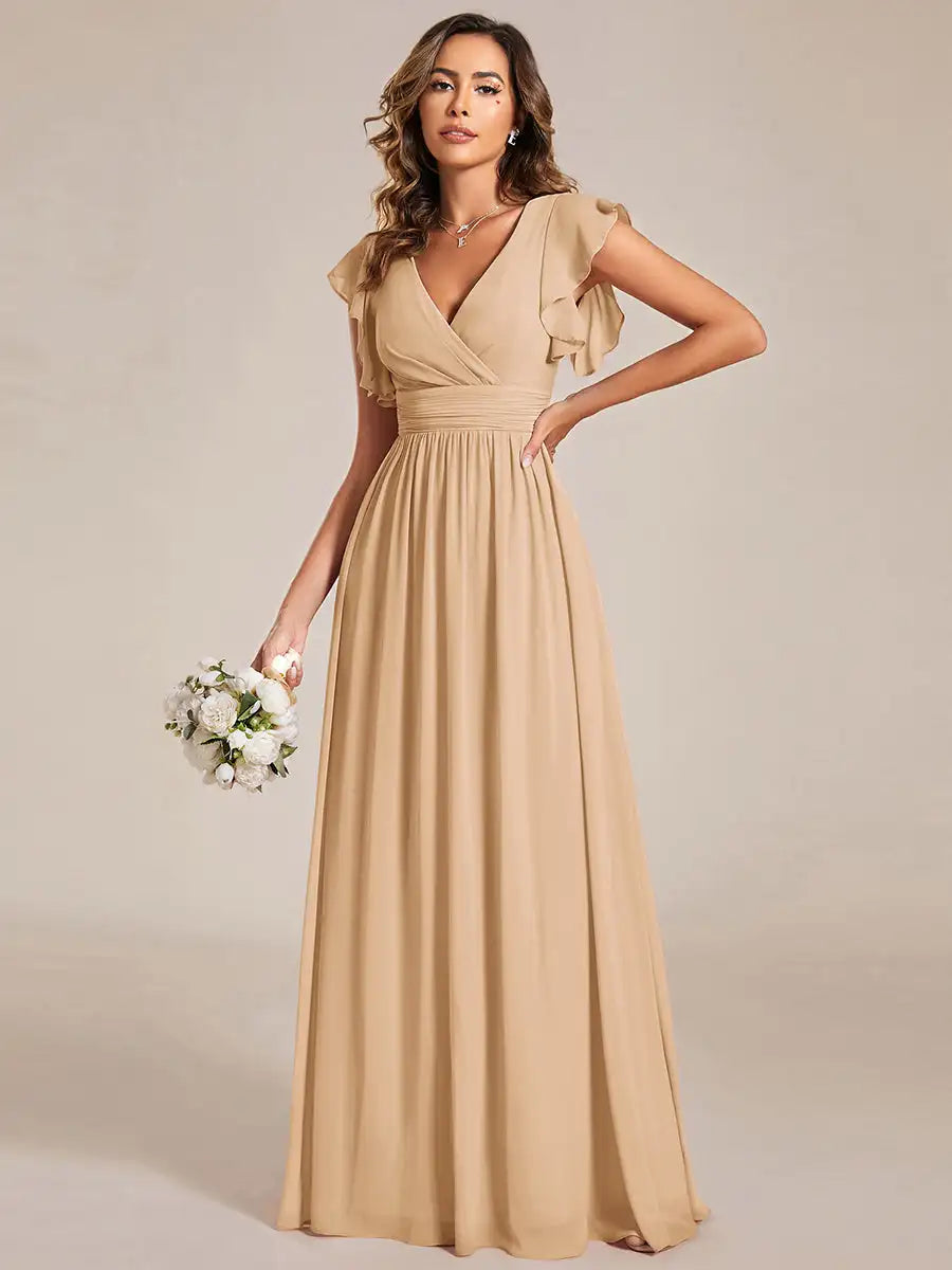 Vestido Longo Crisálida Babados