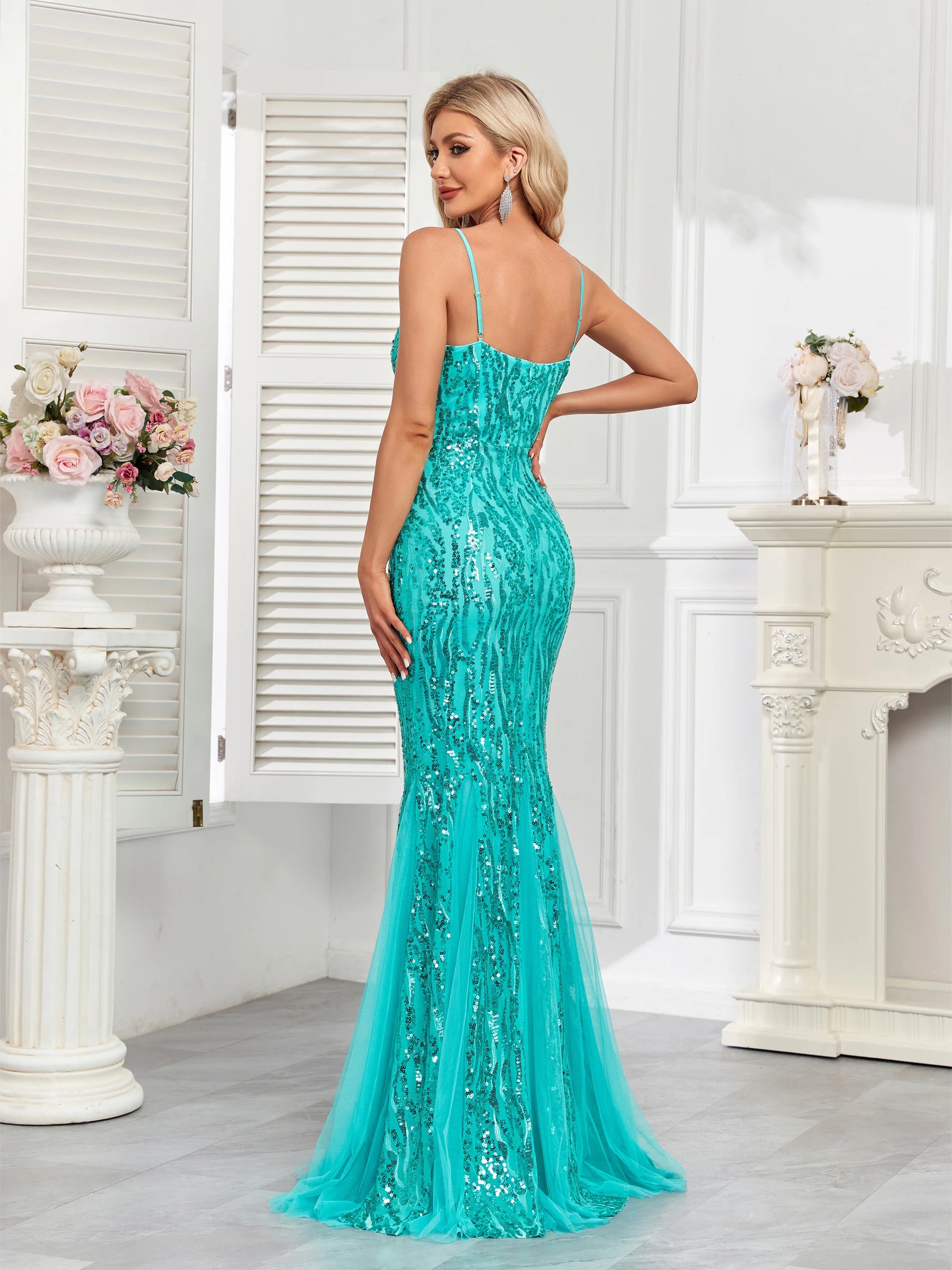 Vestido Longo Glam Shine