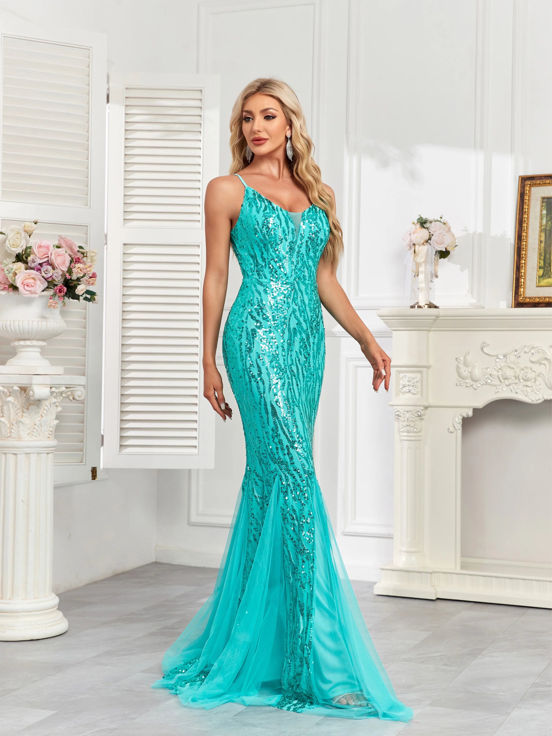 Vestido Longo Glam Shine