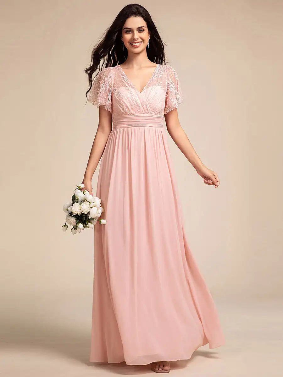 Vestido Longo Iandara Bordado com Glitter