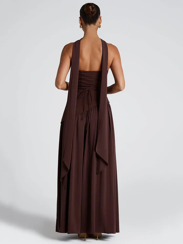 Vestido Longo Magnética Decote Ousado
