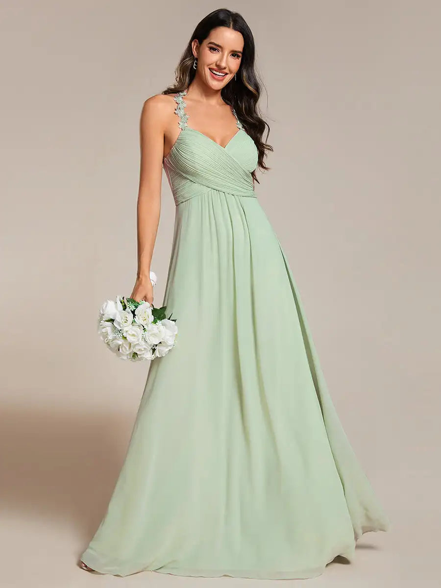 Vestido Longo Valquiria Alça Cruzada