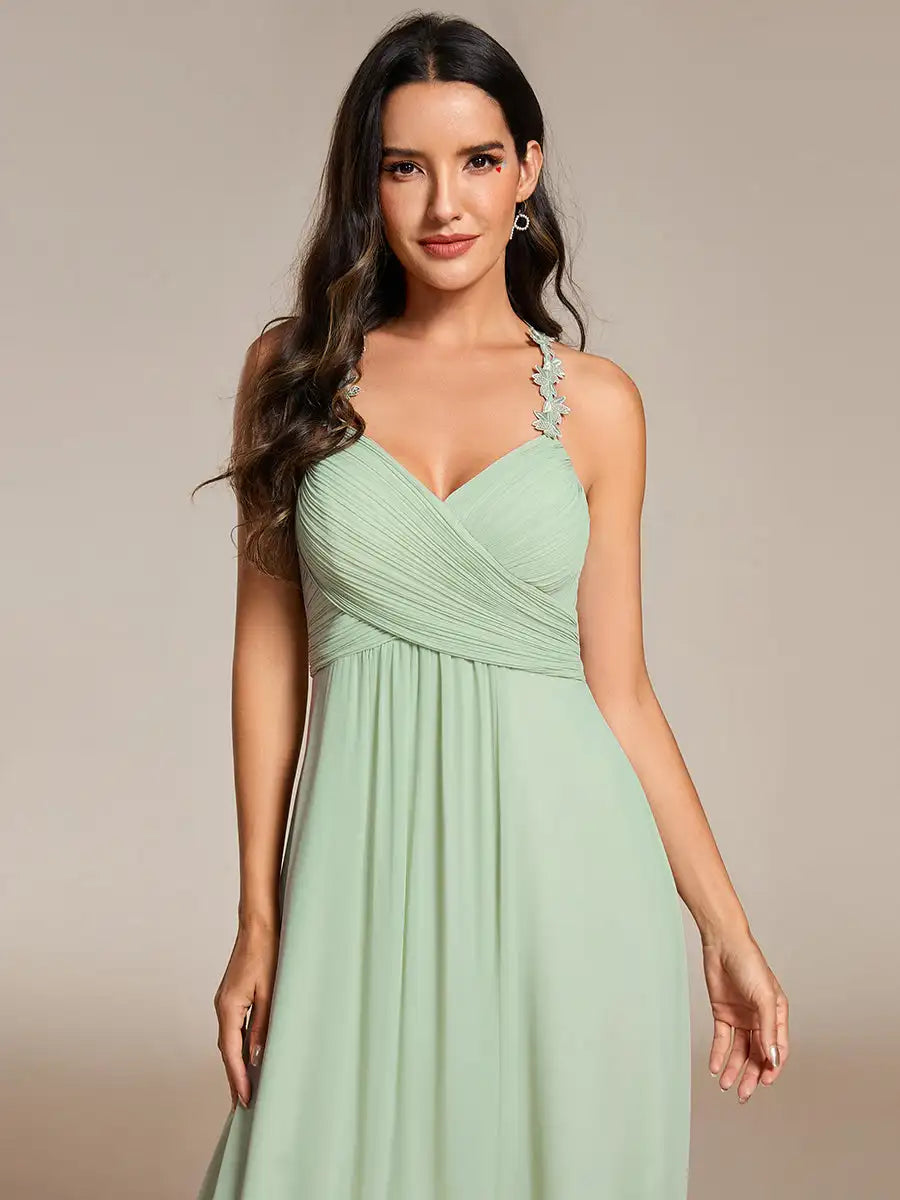 Vestido Longo Valquiria Alça Cruzada