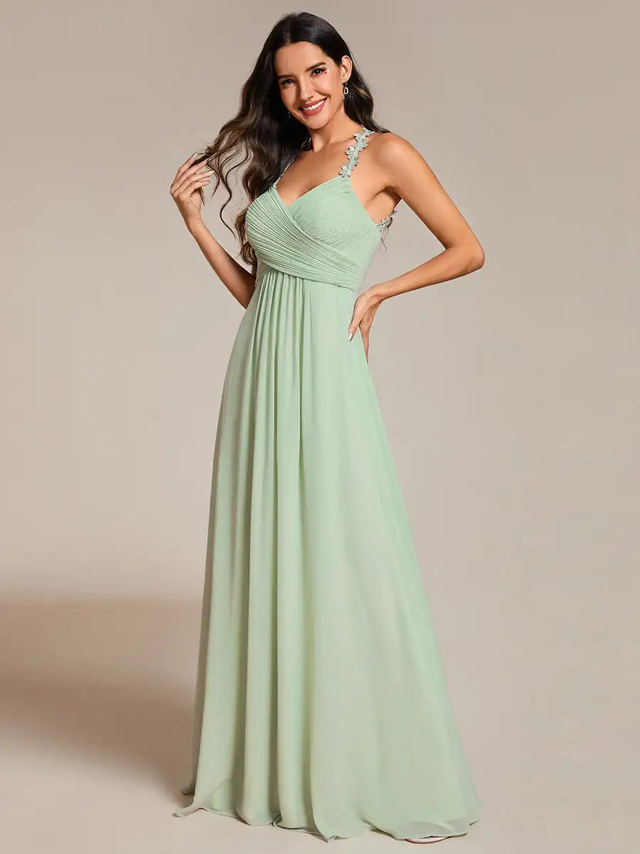 Vestido Longo Valquiria Alça Cruzada