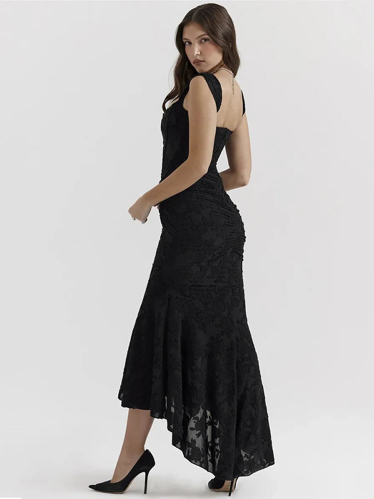 Vestido Midi Luar de Paetês