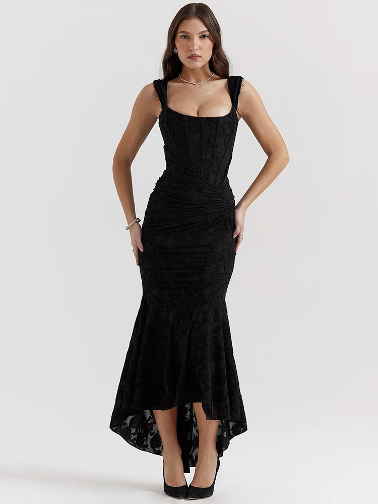 Vestido Midi Luar de Paetês