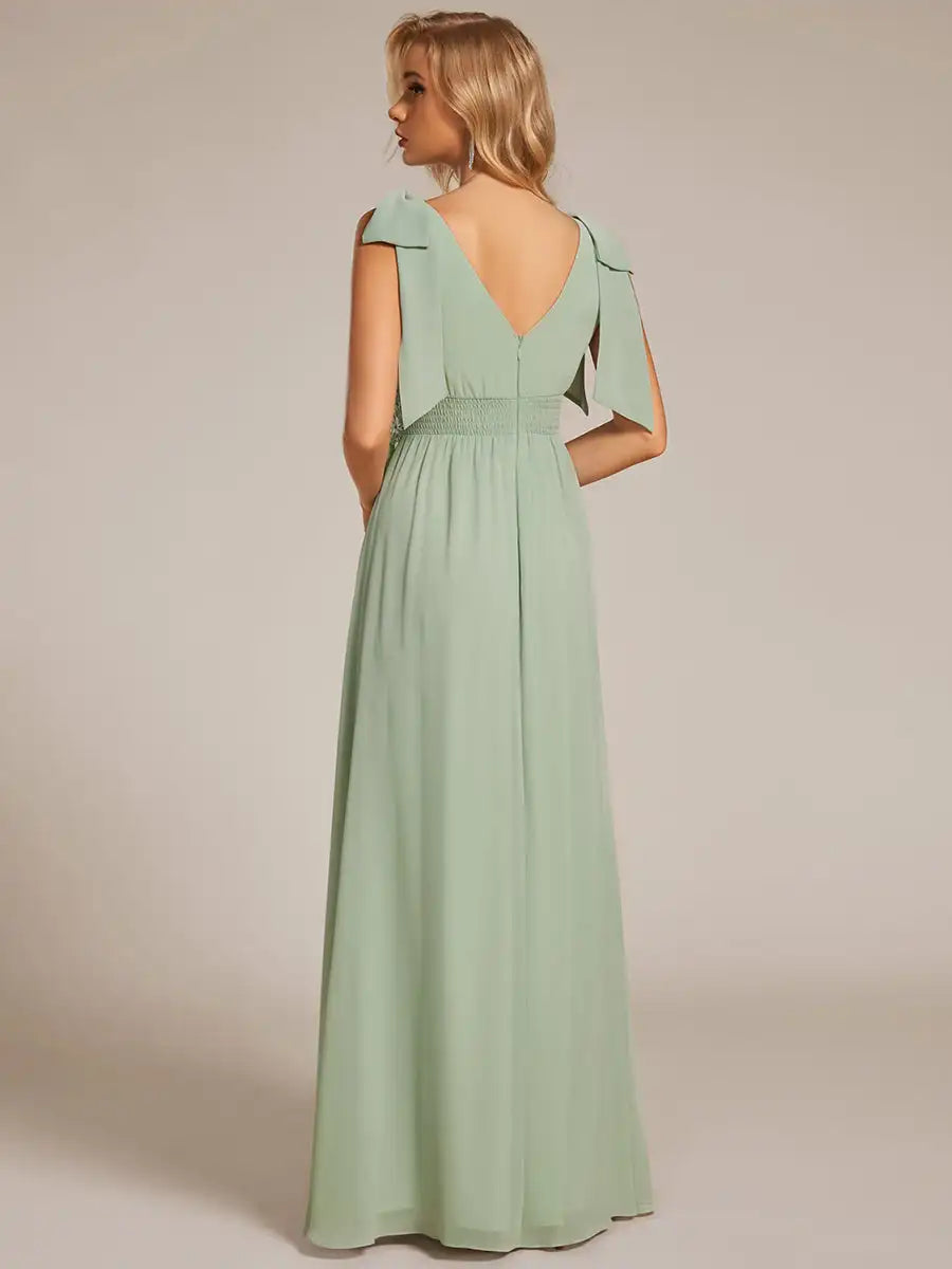 Vestido Verde Menta Longo Tarsila