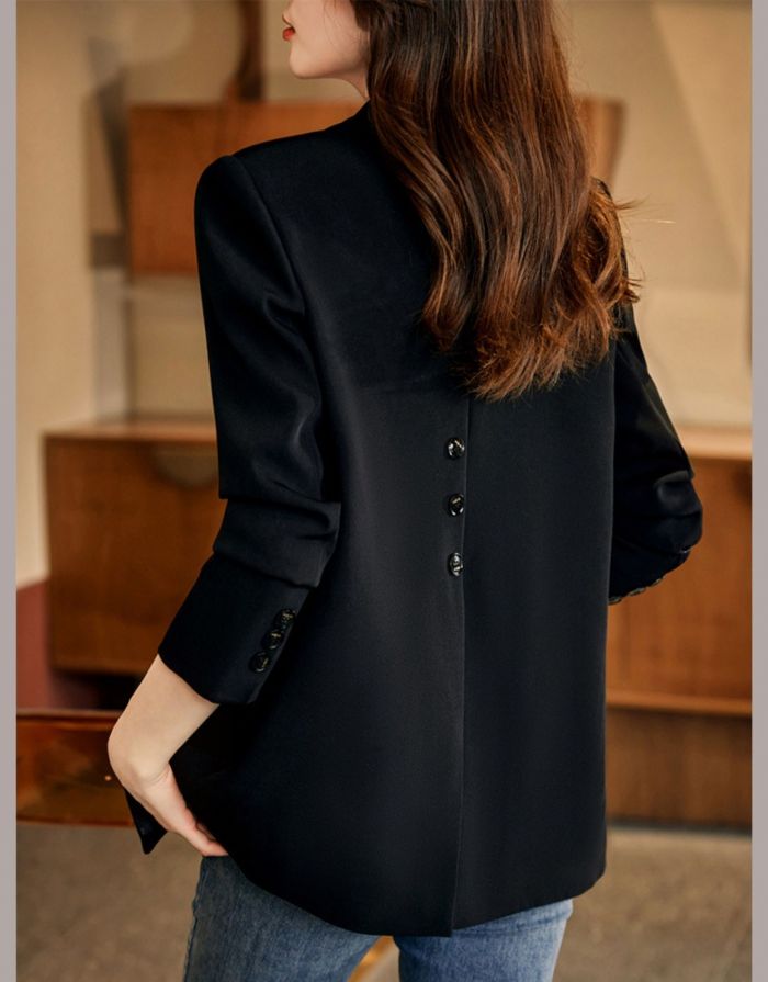 Blazer Preto Feminino Carol