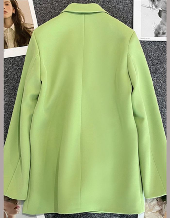 Blazer Verde Feminino Casual Gisa