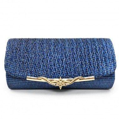 Bolsa Feminina Clutch Azul Versatile