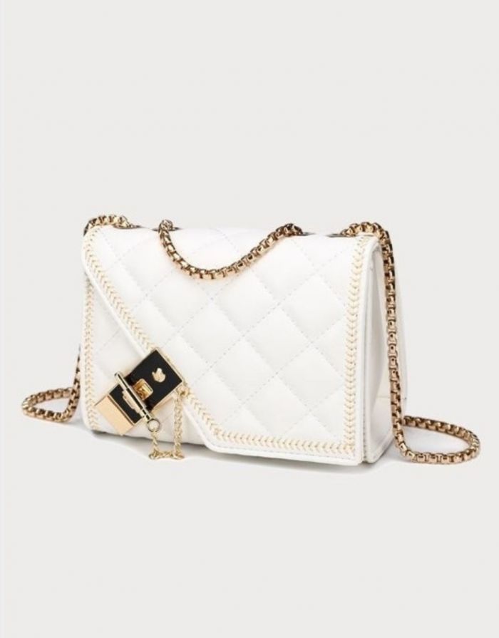 Bolsa Off White Feminina Pequena Tiracolo Maya