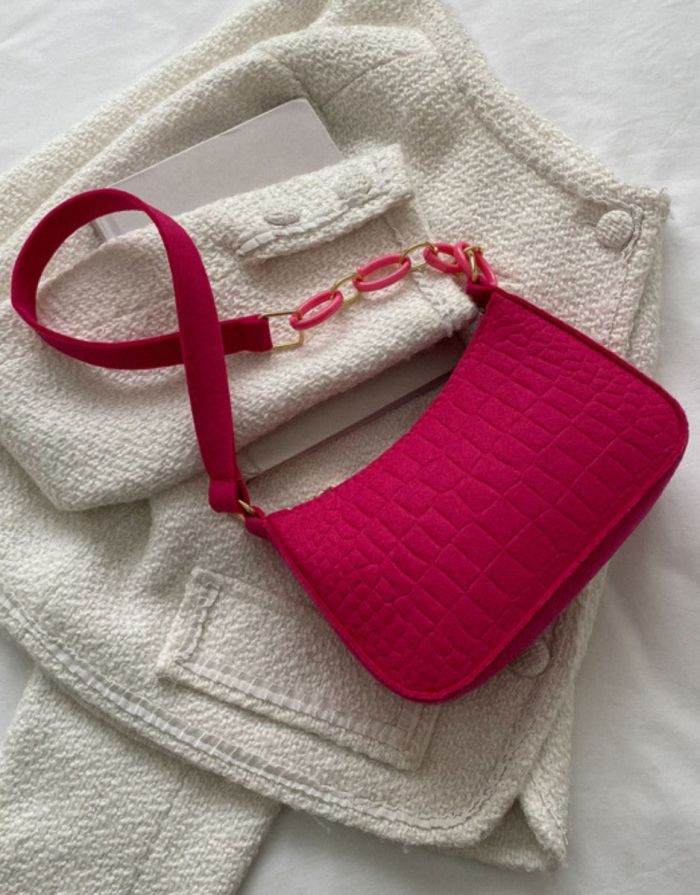 Bolsa Rose Feminina Textura Viena