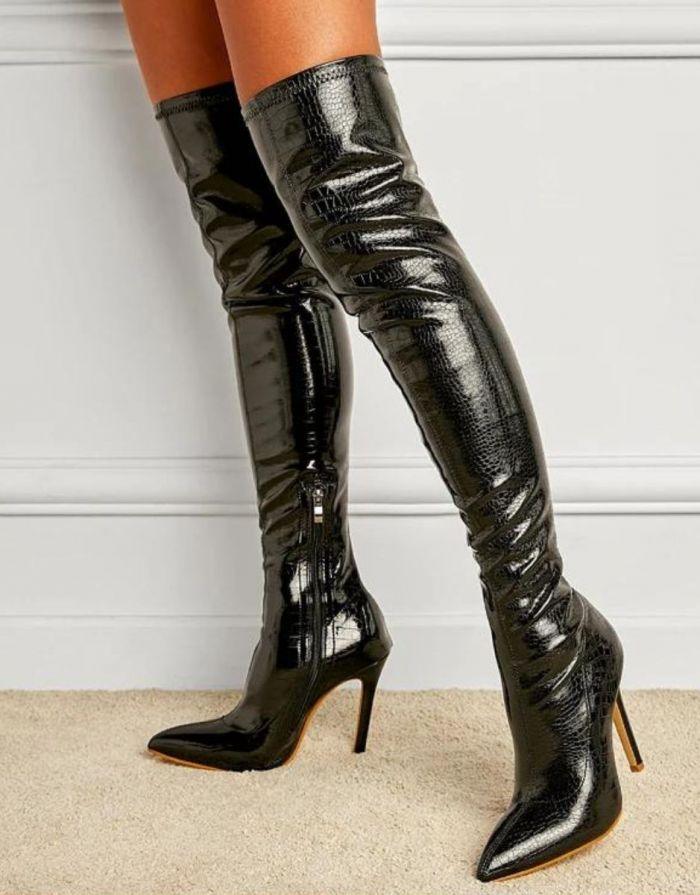 Bota Feminina Preta Heloísa