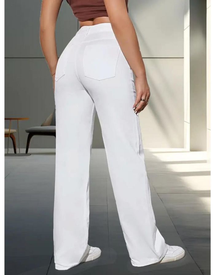 Calça Branca Feminina Flare
