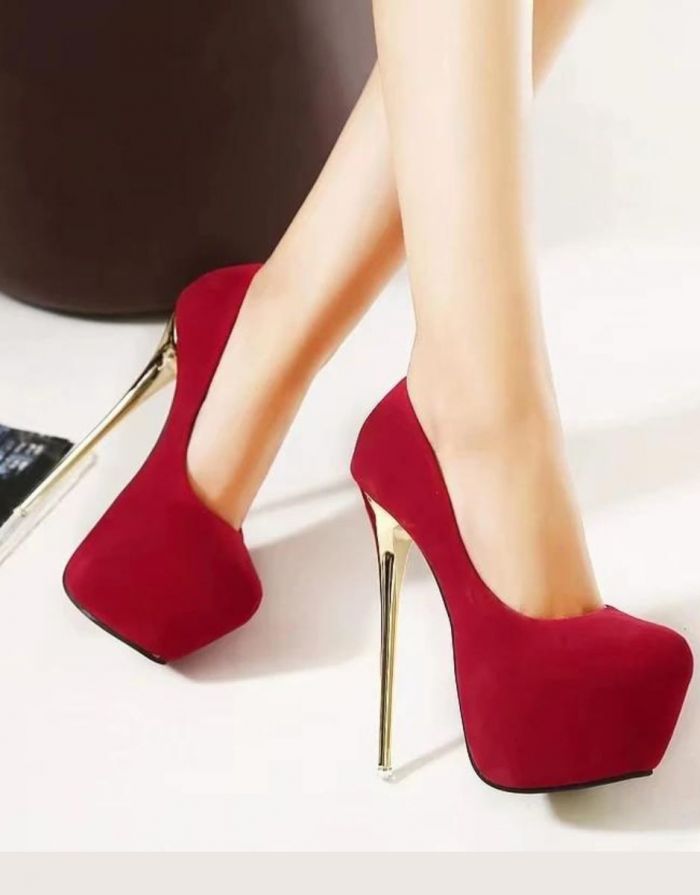 High Sapatos Salto Alto Vermelhos Sapato Feminino Vermelho Salto