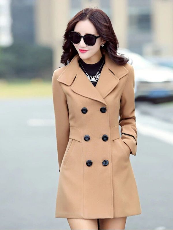 Trench Coat Feminino Bege Marjorie