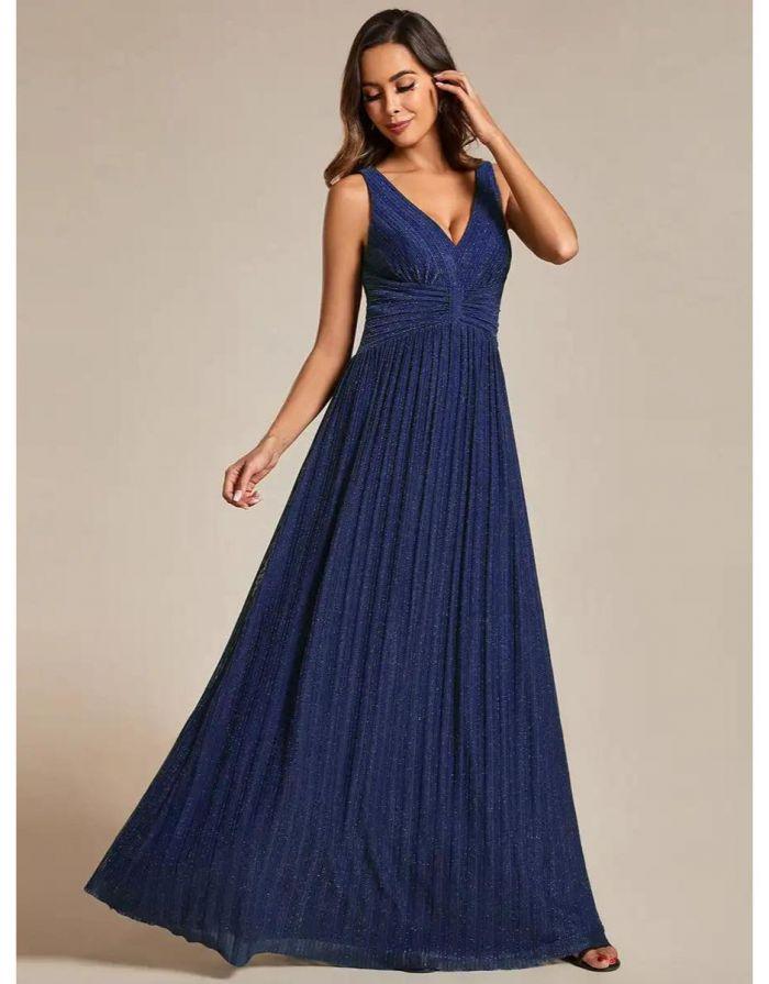 Vestido Azul Marinho Longo Rafaela