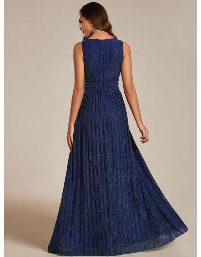 Vestido Azul Marinho Longo Rafaela