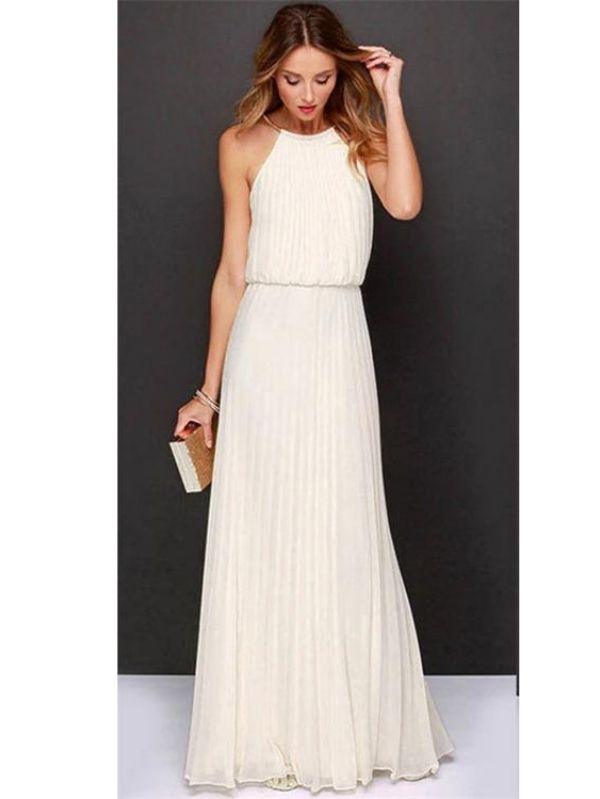Vestido Longo Branco Larissa