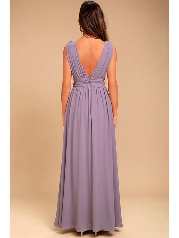 Vestido Longo Lilas Lara