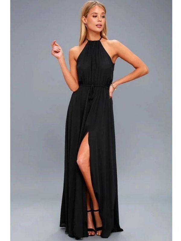 Vestido Longo Preto Dani